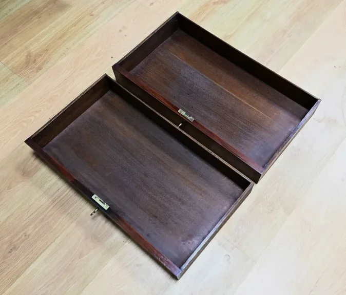Buffet Enfilade en Ronce d'Acajou, époque Restauration – Début XIXe