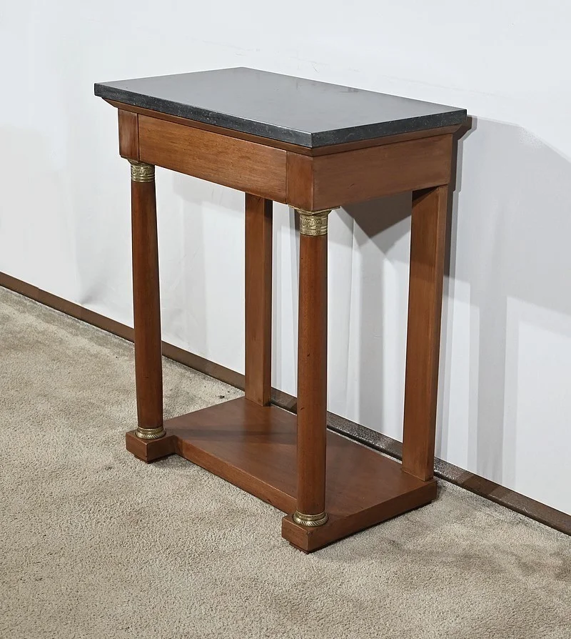 Petite Console en Acajou Blond, style Empire – Début XXe