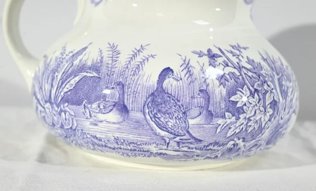 Ensemble de Toilette en Céramique de Sarreguemines, Collection Canards – Fin XIXe