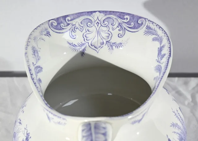 Ensemble de Toilette en Céramique de Sarreguemines, Collection Canards – Fin XIXe