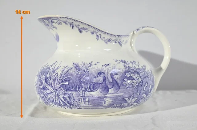 Ensemble de Toilette en Céramique de Sarreguemines, Collection Canards – Fin XIXe