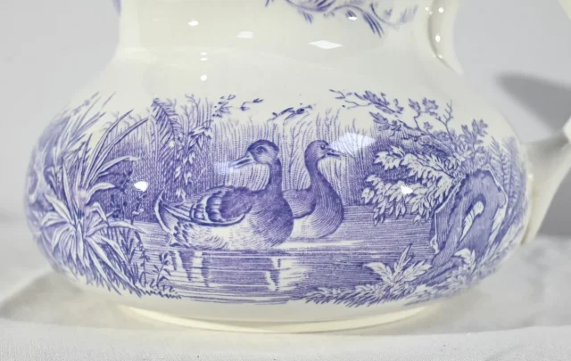 Ensemble de Toilette en Céramique de Sarreguemines, Collection Canards – Fin XIXe