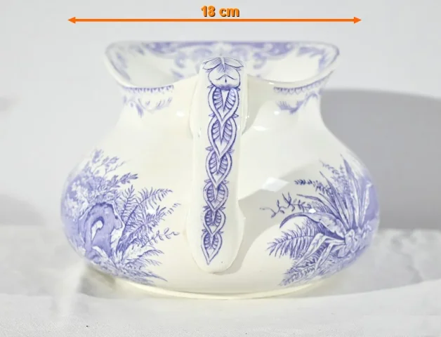 Ensemble de Toilette en Céramique de Sarreguemines, Collection Canards – Fin XIXe