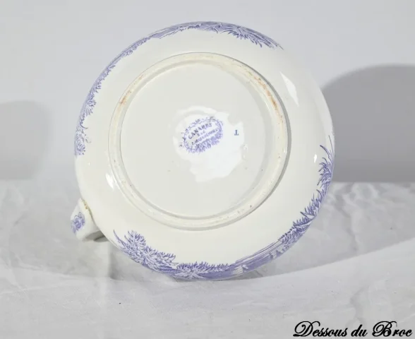 Ensemble de Toilette en Céramique de Sarreguemines, Collection Canards – Fin XIXe