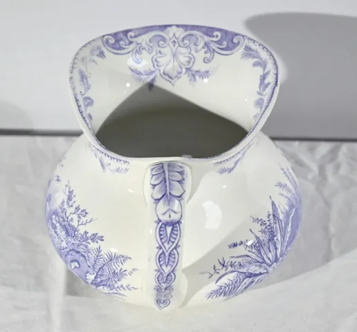 Ensemble de Toilette en Céramique de Sarreguemines, Collection Canards – Fin XIXe