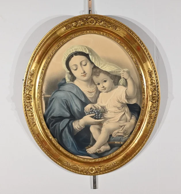 Paire d’Importantes Gravures « L’Immaculée Conception » – Fin XIXe