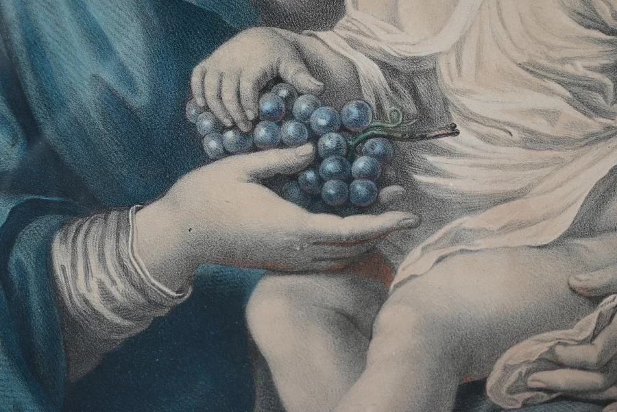 Paire d’Importantes Gravures « L’Immaculée Conception » – Fin XIXe