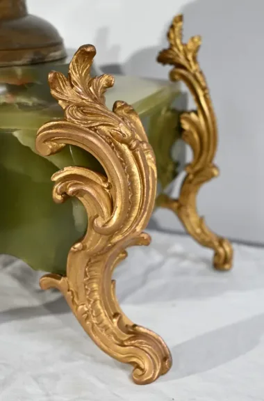 Importante Garniture de Cheminée « La Nuit », signée H.Kossowski II – 1900
