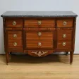 Importante Commode Écritoire en Bois précieux, époque Louis XVI – XVIIIe