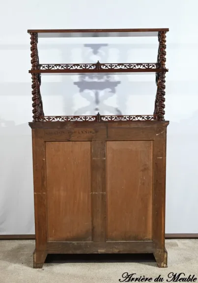 Petit Meuble Desserte de Salon en Acajou, époque Restauration – Début XIXe