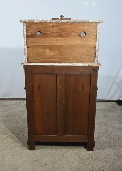 Petit Meuble de Toilette en Acajou blond massif – 1920