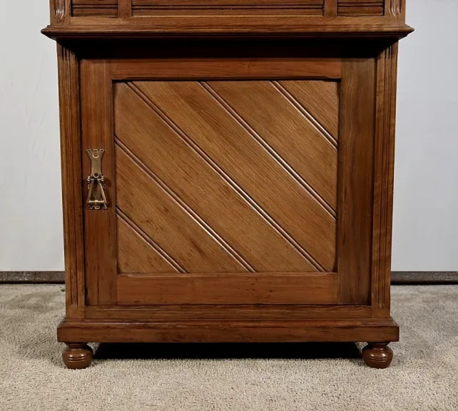 Petit Meuble de Toilette en Acajou blond massif – 1920