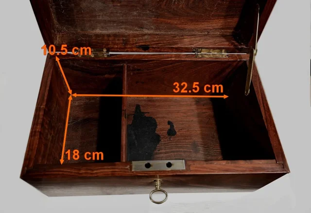 CAJA DE CAOBA