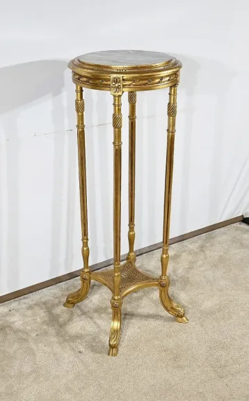 Haute Desserte en Bois Doré, style Louis XVI – 1920