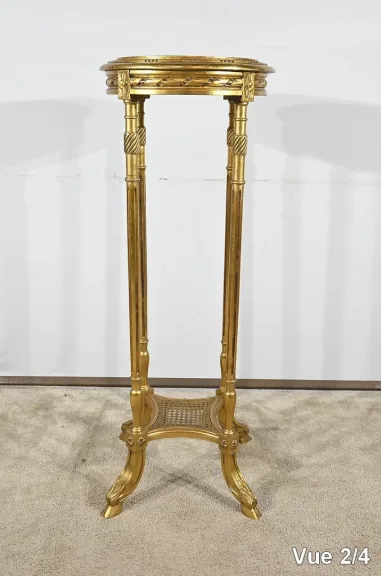 Haute Desserte en Bois Doré, style Louis XVI – 1920