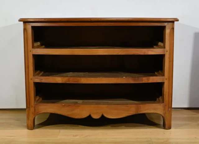 Commode en Merisier Massif, époque Transition Louis XIV / Régence – Début XVIIIe