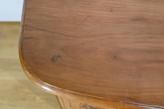 Commode en Merisier Massif, époque Transition Louis XIV / Régence – Début XVIIIe