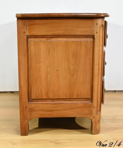 Commode en Merisier Massif, époque Transition Louis XIV / Régence – Début XVIIIe