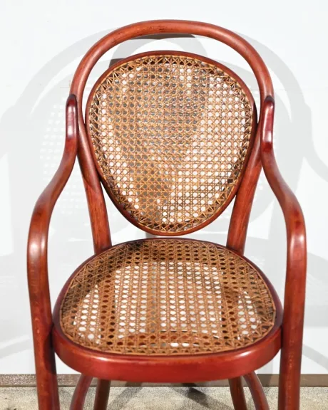Chaise Haute d’Enfant n°12303 en Hêtre, estampillée Thonet – Début XXe