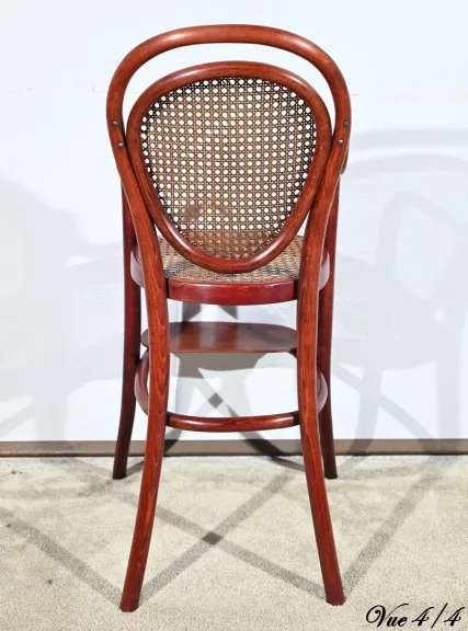 Chaise Haute d’Enfant n°12303 en Hêtre, estampillée Thonet – Début XXe