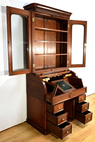 VICTORIAN BUREAU BOOKCASE