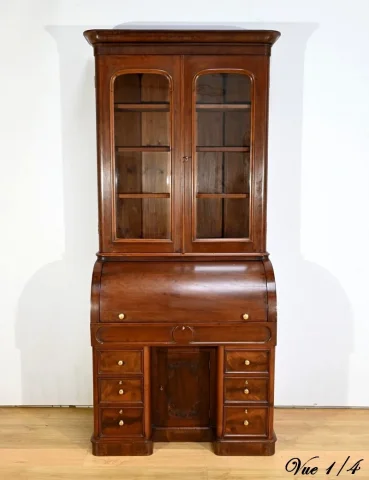 VICTORIAN BUREAU BOOKCASE