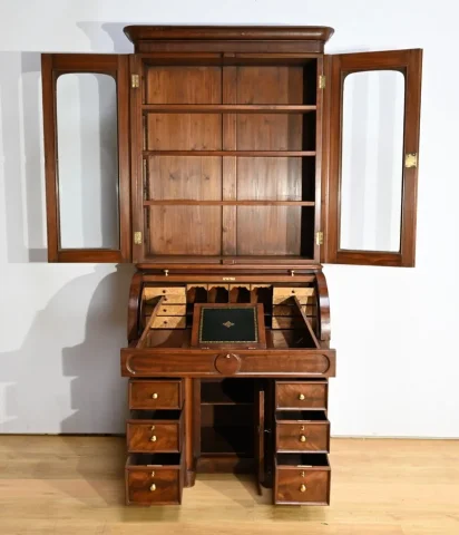 VICTORIAN BUREAU BOOKCASE