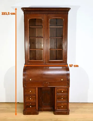VICTORIAN BUREAU BOOKCASE