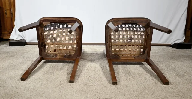 Paire de Chaises en Acajou, style Directoire – Fin XIXe
