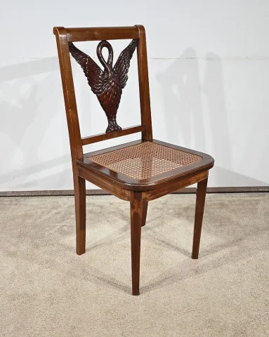 Paire de Chaises en Acajou, style Directoire – Fin XIXe