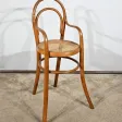 Chaise Haute d’Enfant en Hêtre Courbé, estampillée Thonet – Début XXe
