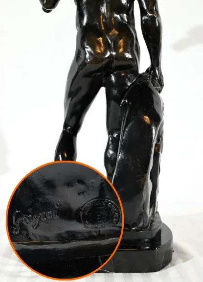 BRONZE GROUP signed  GREGROI