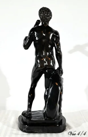 Bronze « Hercule et le Lion de Nemée », signé Gregroi – XIXe