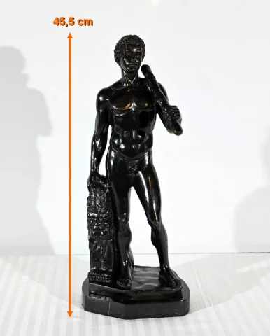 Bronze « Hercule et le Lion de Nemée », signé Gregroi – XIXe