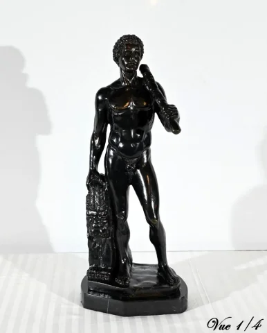 Bronze « Hercule et le Lion de Nemée », signé Gregroi – XIXe