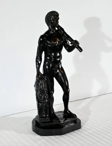Bronze « Hercule et le Lion de Nemée », signé Gregroi – XIXe