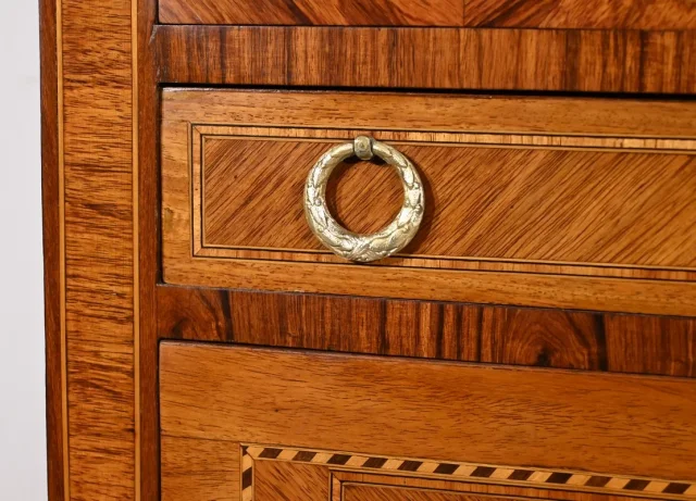 Meuble Vitrine en Bois de Rose, style Louis XVI – Fin XIXe