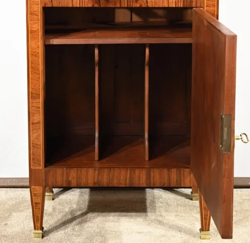 Meuble Vitrine en Bois de Rose, style Louis XVI – Fin XIXe