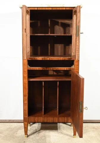 Meuble Vitrine en Bois de Rose, style Louis XVI – Fin XIXe