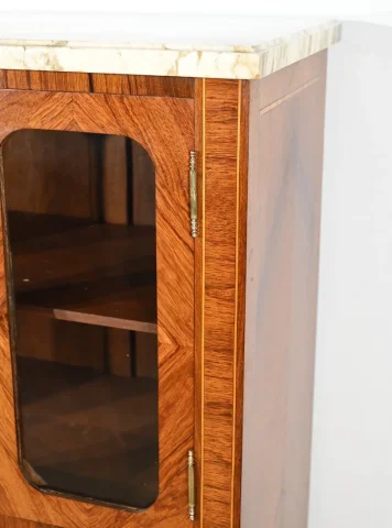 Meuble Vitrine en Bois de Rose, style Louis XVI – Fin XIXe