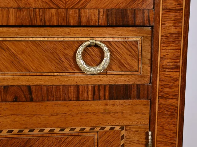 Meuble Vitrine en Bois de Rose, style Louis XVI – Fin XIXe