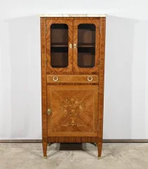 Meuble Vitrine en Bois de Rose, style Louis XVI – Fin XIXe
