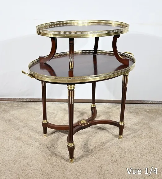 Rare Table de Service en Acajou de Cuba, style Louis XVI – 1ère partie XIXe