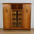 Petite Armoire Bibliothèque en Acajou Blond, Art Déco – 1940
