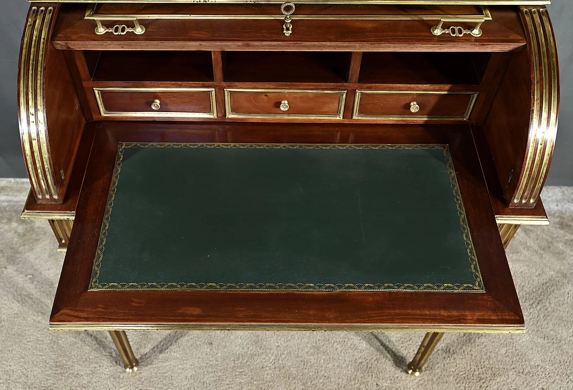 LOUIS XVI STIJL BUREAU BOEKENKAST