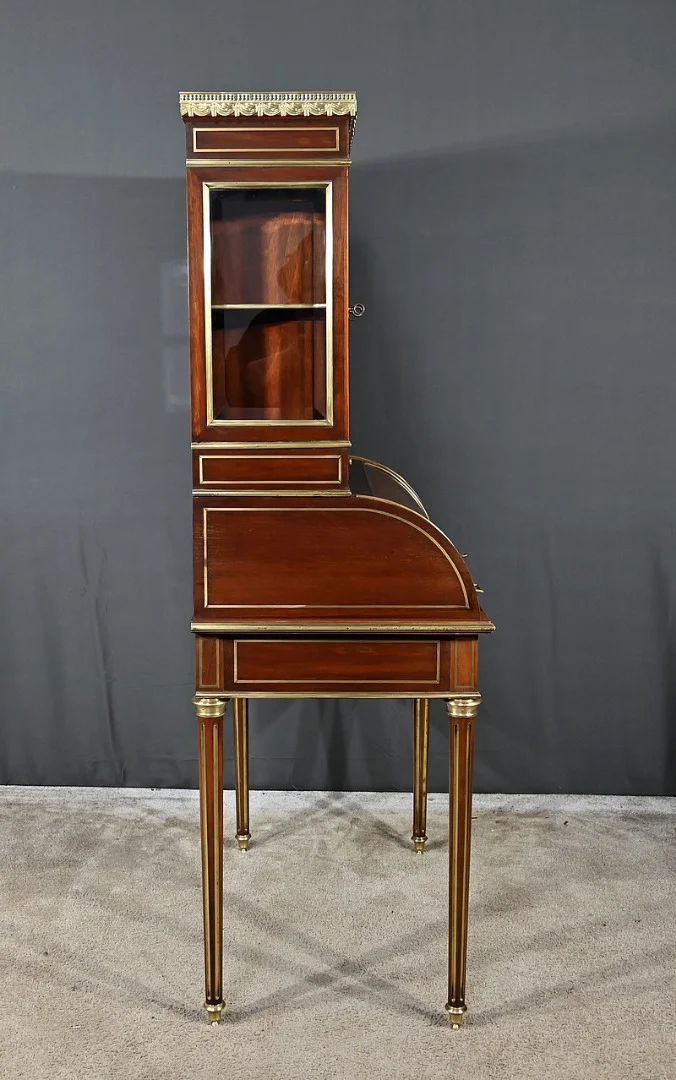 LOUIS XVI STIJL BUREAU BOEKENKAST