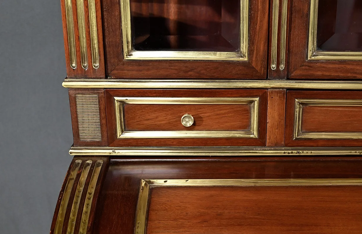 LOUIS XVI STIJL BUREAU BOEKENKAST