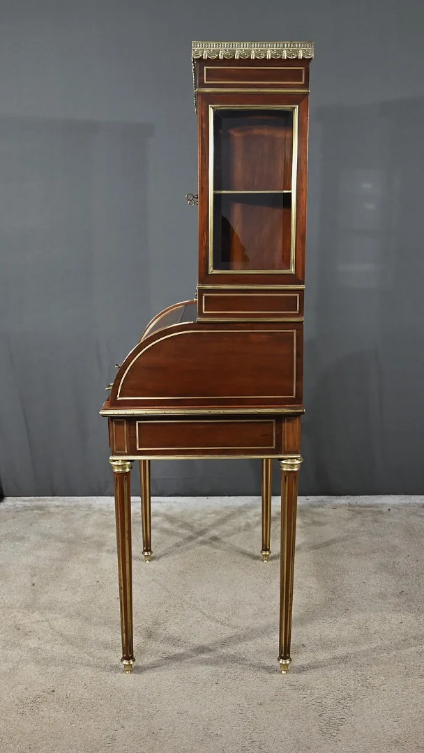 LOUIS XVI STIJL BUREAU BOEKENKAST