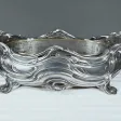 Jardinière en Bronze argenté, Victor Saglier, Art Nouveau – Fin XIXème