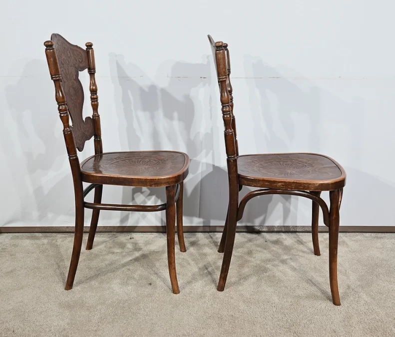PAAR STÜHLE von JACOB & JOSEF KOHN